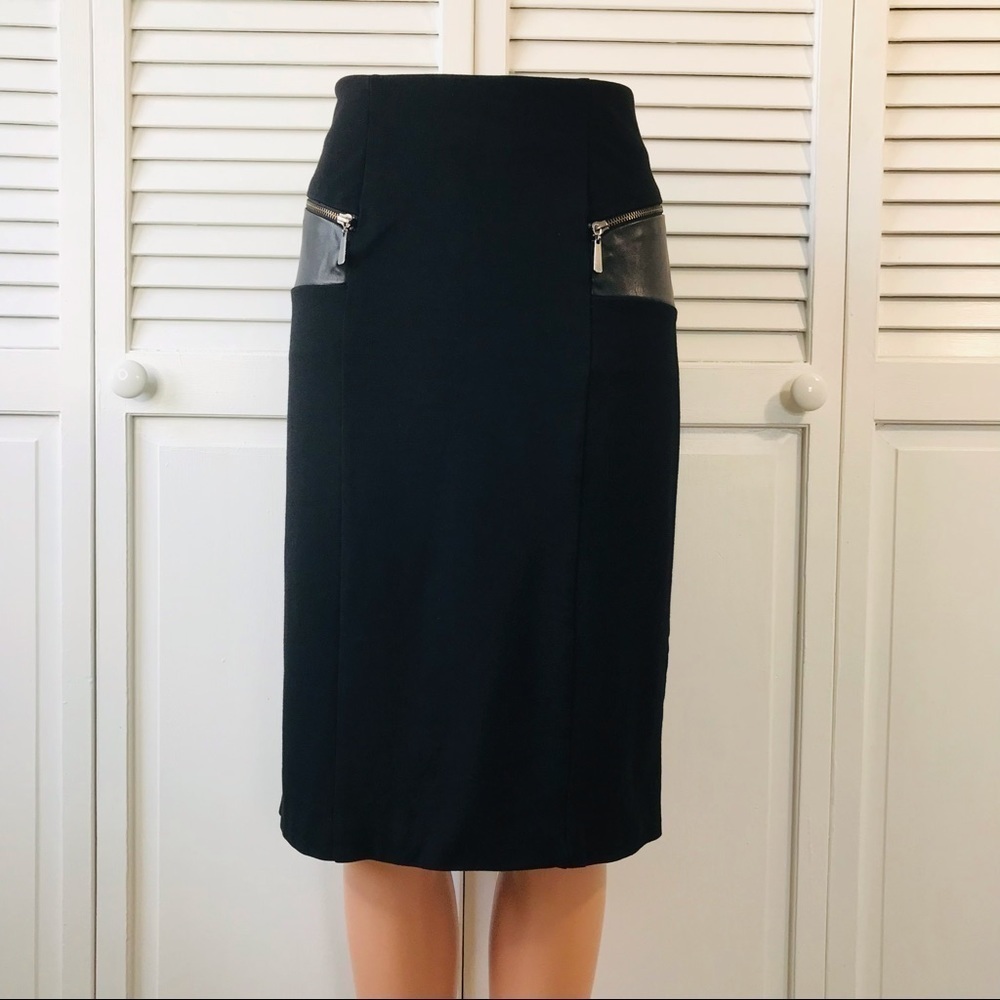 2/$50 CARMEN Black Pencil Skirt Size 12